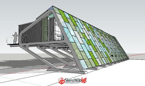 一鍵珍藏 創意集裝箱建筑 SketchUp 模型庫與資源共享指南
